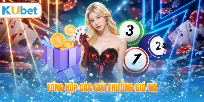 Bảng trả thưởng xổ số hiển thị trong sảnh KUBET